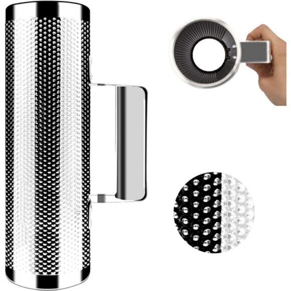 Guiro Shaker Stainless Steel 8" 3" Percussion Guiro Musical Instruments - Picture 3 of 7